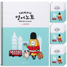 포포팬시 룰루랄라 초등 영어 노트, 민트, 10개 민트, 10개