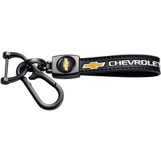 TIANHES Genuine Leather Key Chain Suit for Chevrolet Camaro Cruze Spark Volt Malibu Bolt Sonic Tra, 1개