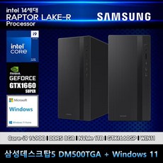삼성데스크탑5 14세대 i9 컴퓨터 DM500TGA-Ai9ABT-GTX1660SP+WIN11(i9-14900/8GB/SSD1TB/GTX1660SP/WIN11), 8GB
