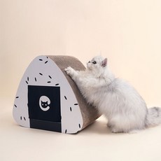 [당일발송]5H펫 삼각김밥 스크래쳐 고양이집 하우스형