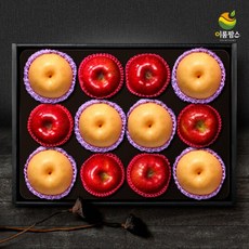[이룸팜스]다복 명품사과.배 혼합세트2호 6kg(사과6입 신고배6입, 단품