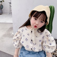 아기퍼프블라우스