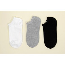 남자여자 학생 무지 발목 흰 양말 10켤래 NO. 004