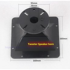 2 pcs 160*160mm tweeter treble horn 스피커 액세서리 전문 믹서 hifi 시스템 오디오 홈 시어터 mt160|스테이지 오디오|, 1개, 단일, 단일