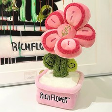 고블렛잔 홈 파티 샴페인 고급 와인잔 RICH FLOWER Li Yuyu는 부를 끌기 위한 장식품 피규어 창의적인 가정 크리스마스 선물에 쓸 돈이 있습니다., [04] 돈 있으면 복숭아 사세요, [01] - 리치앤위스키