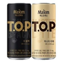 올따옴커피기획 티오피200ml 더블랙 20개+마스터라떼 18개, 1세트