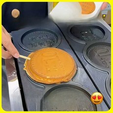 십원빵 기계 동전빵 굽기 10원빵 계란빵 호떡 간식, 상세 페이지 참고, 1. 3홀 - 전기 (십원빵 11cm)