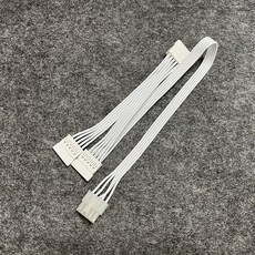 Coolmaster V750 GoldV2 V850 Gold V2 SFX 용 전원 공급 장치 케이블 화이트 하이 퀄리티 8 핀-PCIE 핀 CPU SATA IDE, [01] 5P to 3xSATA, 1개