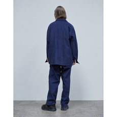 LIGHTASAFEATHER18AW 자수 클래식 와이드 루즈핏 코듀로이 사색 들다