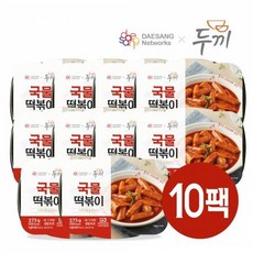 대상네트웍스 두끼 x 대상네트웍스 국물 떡볶이 10팩 [키즈 간식. 아이들반찬] 두끼 x 대상네트웍스 국물 떡볶이 10팩 [홈캉스.혼밥최고] 1셋트, 2셋트