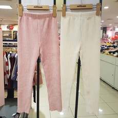 밀리밤 [이월상품50%대박세일재입고]NEW~~신상!! 고급스러워보이는 파스텔톤 코듀로이 레깅스