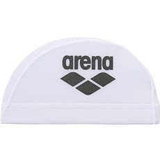 arena 아레나수영 모자 성인용 메쉬캡, 화이트×블랙