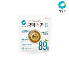 청정원 콩담백면 두부로만든 멸치국수 404gX6, 단품, 404g