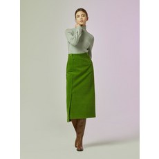 CC콜렉트 하이넥 자수 골지티셔츠 C234PSM053 241063