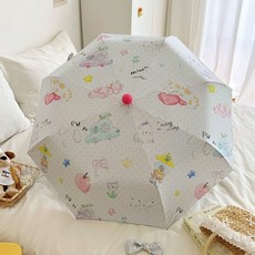 핑크코 3단우산 접이식 암막코팅 자외선차단 우양산 여성 큐트 주니어 예쁜 우산