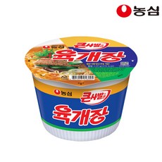 농심 육개장 큰사발 110 g, 6개