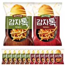 오리온 마켓오 감자톡 2가지맛 혼합 136g x 12개