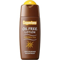 Coppertone 코파톤 골든 탄 오일 프리 로션 알레르기 테스트 완료 라이트 (SPF4) 120ml, 1개