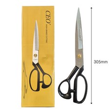 CEO 재단가위 원단가위 재봉 수예 코팅손잡이 (다섯사이즈), 12"(300mm), 1개 12"(300mm), 1개
