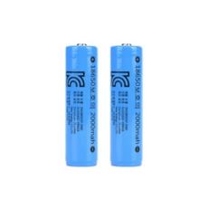 18650 2000mAh 충전식 배터리 리튬이온 보호회로 충전지 건전지, 2개입, 3개