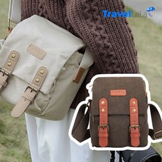 트래블라라 감성 카메라백 캐논 소니 미러리스 니콘 후지 호환 2color, 베이지, S(소형), 1개