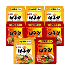 농심 너구리 순한맛 20개+얼큰한맛 20개, 40개입
