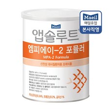 앱솔루트 선천성분유 MPA 2단계 400g 1캔, 1개