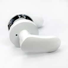 앙팡 화이트 (버튼형) 방문손잡이 문고리, 1개, 화이트(버튼)