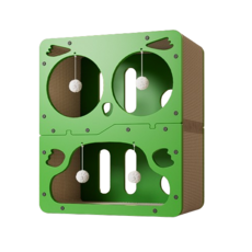 고양이 집 스크래쳐 초대형 하우스 복층형 숨숨집 1개, 부엉이