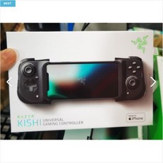 RAZER Kishi 레이저 키시 스마트폰 게임 컨트롤러 안드로이드 버전 아이폰 For Android Iphone, 1개입, 안드로이버전