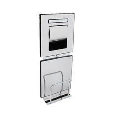 이엔아이 매립형 잡지꽂이 겸 휴지걸이 거치대포함 EBAS-04TM, 1개