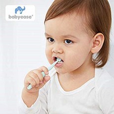 [구매대행] Toddler Traning Toothbrush Babyease T Shape Clean at Once Soft Bristles for Small Teeth and Gums for 1 Years and up (G