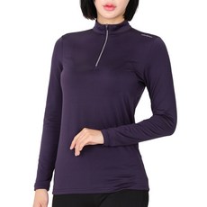 [이지바이] 쏘소프트 여성 가을 겨울 집업 티셔츠 / 90110사이즈까지 쫀쫀 포근한 빅사이즈 기모 티셔츠_등산복 작업복 운동복