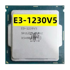 Xeon E3-1230V5 CPU 쿼드 코어 E3 1230 V5 프로세서 3.40GHz 8M 80W LGA1151 E3-1230