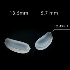 74 푸쉬타입 실리콘 노즈 패드 안경 코받침 코패드