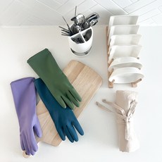  올해의 러버랩 고무장갑 패키지 3입 1세트 중(M) 어반그린 3입 중(M) 