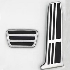 자동차 클러치 브레이크 액셀 페달 풋 레스트 커버 타 신형 캠리 2018 2019 아발론 RAV4 렉서스 ES GS용, 2 pcs