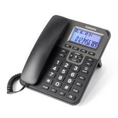 gnd-600
  GANADA 유선 전화기 일반 전화기 수화음량증폭 강력벨 발신자표시 전화기 사무실 GND-600 블랙 