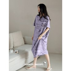 냉감원피스 시어서커 여성용 냉장고 파자마 이지웨어 여름