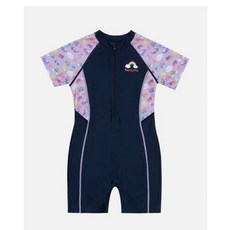 레노마(swim&gym) 레노마수영복 HC04 여 아동 3부 반팔 반신수영복 GS2D864