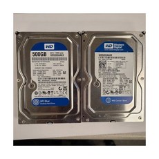 웨스턴 디지털 Lot Of 2 WD 블루 WD5000AAKX 500 GB 3.5 SATA 하드디스크 드라이브 [세금포함] [정품] HDD 하드디스크[세금포함] 컴퓨터 PC 노트북 - wd5000aakx