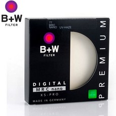 B + W MRC 나노 UV 헤이즈 52mm 55mm 58mm 62mm 67mm 72mm 77mm 82mm XS PRO 헤이즈 보호 필터 초박형 BW Filtro 카메라 렌즈|카메라 필터|, 62mm(A4)