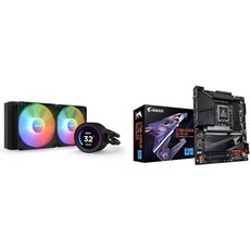 NZXT 크라켄 엘리트 RGB 360 CPU 리퀴드 쿨러 및 인텔 코어 i713700K 데스크톱 프로세서 번들, Kraken Elite RGB_240mm Radiato - 인텔i713700k