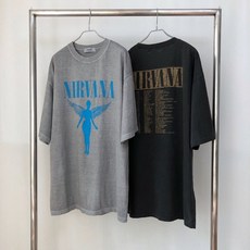  너바나 그런지 반팔 티셔츠 락밴드 모음 