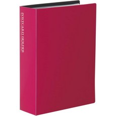 세키세이 앨범 포켓 포스트 카드 홀더 고투명 포스트카드 사이즈 120포스트카드 101부터 150장 블랙 KP60PKP60P60, Pink