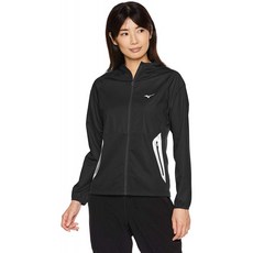 [Mizuno] 런닝웨어 호흡 사모 윈드 셔츠 J2ME8700 여성 블랙 일본 L (일본 사이즈 L 상당)