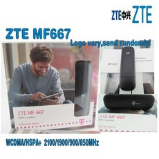 100 pcs 많은 zte mf667 잠금 해제 usb 모뎀 3g wcdma/hspa + 2100/1900/900/850 mhz 21.6 mbps dhl shippment, 1개, 단일, 단일