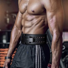 헬스리프팅 벨트 허리보호대 크로스핏 웨이트 코르셋, 블랙 소가죽M(허리 91-105cm), 1개
