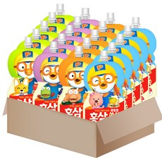 메리박스 뽀로로홍삼 음료4종 20개세트(배도라지5+사과매실5+포도블루베리5+오렌지5), 1세트, 100ml