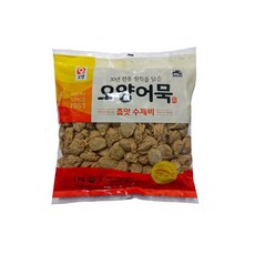 [사조오양]참맛수제비 어묵 1kg 1박스 10개입, 1개